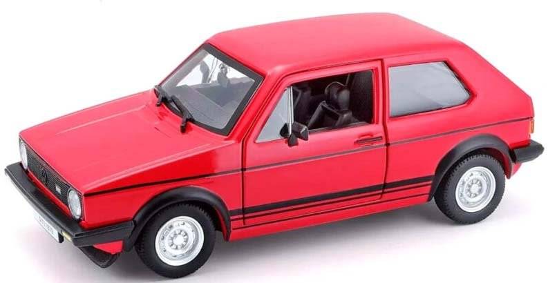 ΟΧΗΜΑ VOLKSWAGEN GOLF MK1 GTI RED BBURAGO ΜΕΤΑΛΛΙΚΟ ΑΝΤΙΓΡΑΦΟ 1:24 (18/21089) BBURAGO
