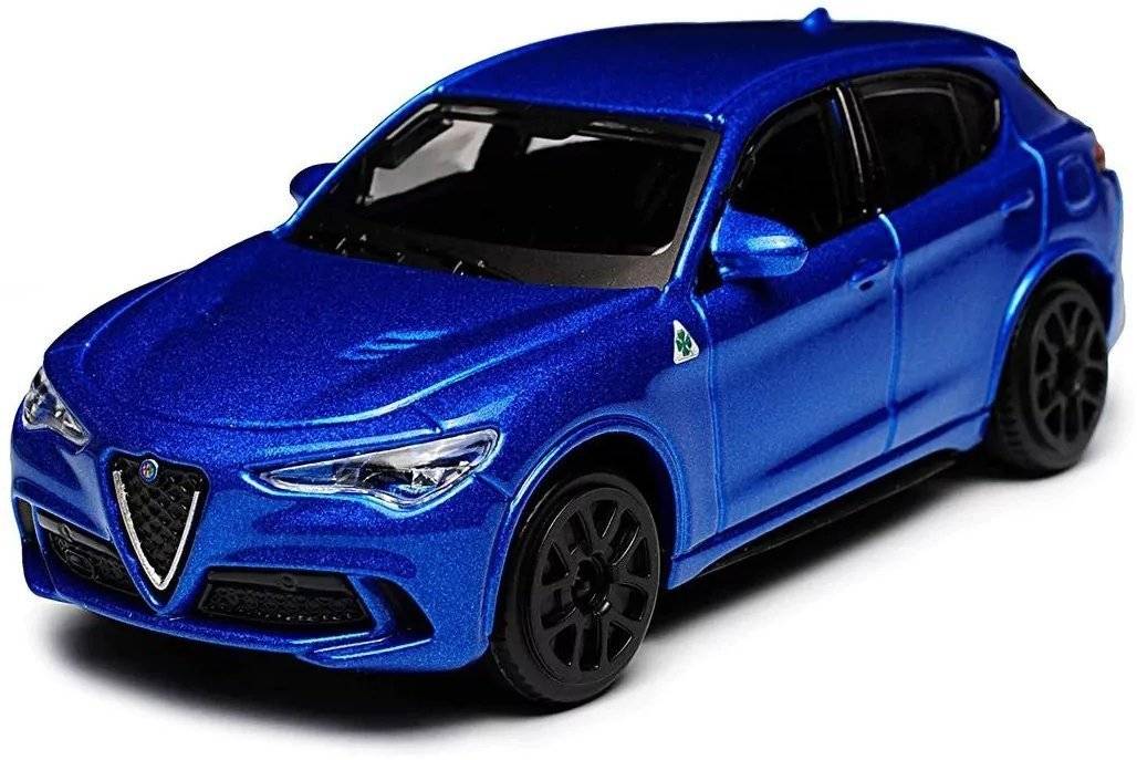 ΟΧΗΜΑ ALFA ROMEO STELVIO BLUE BBURAGO ΜΕΤΑΛΛΙΚΟ ΑΝΤΙΓΡΑΦΟ 1:24 (18/21086) BBURAGO