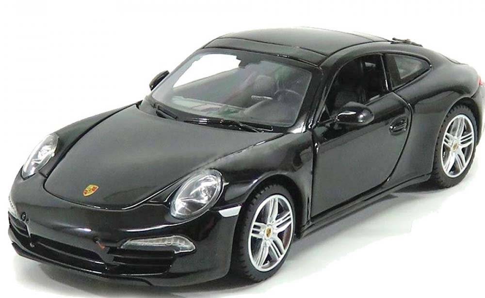 ΟΧΗΜΑ PLUS PORSCHE 911 CARRERA S BLACK BBURAGO ΜΕΤΑΛΛΙΚΟ ΑΝΤΙΓΡΑΦΟ 1:24 (18/21065) BBURAGO