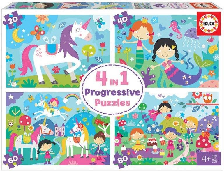 FANTASY FRIENDS EDUCA 4 IN A BOX 20-40-60-80 158 ΚΟΜΜΑΤΙΑ EDUCA