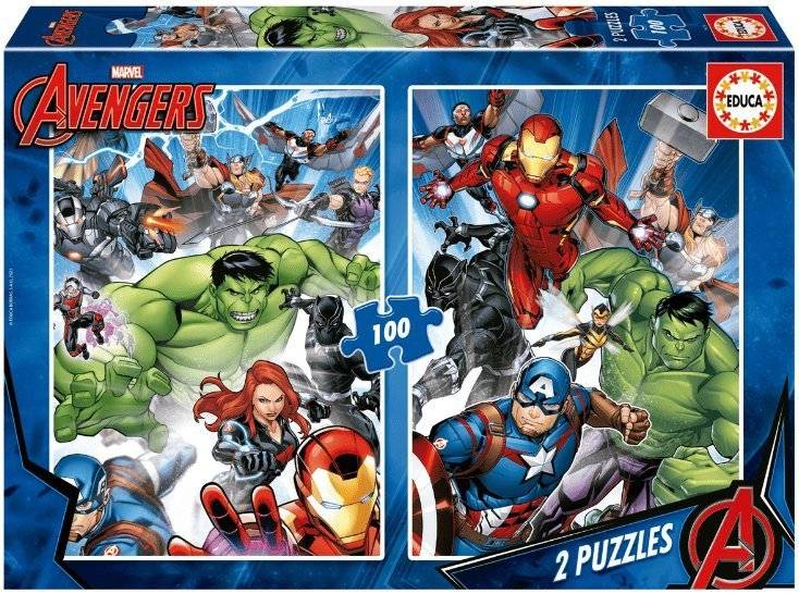 EDUCA AVENGERS EDUCA 2X100 200 ΚΟΜΜΑΤΙΑ
