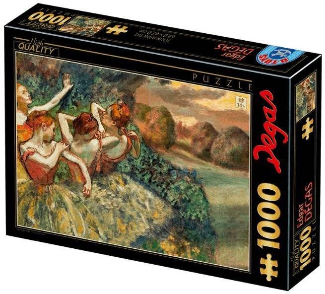EDGAR DEGAS-FOUR DANCERS D-TOYS 1000 ΚΟΜΜΑΤΙΑ (72801-04)