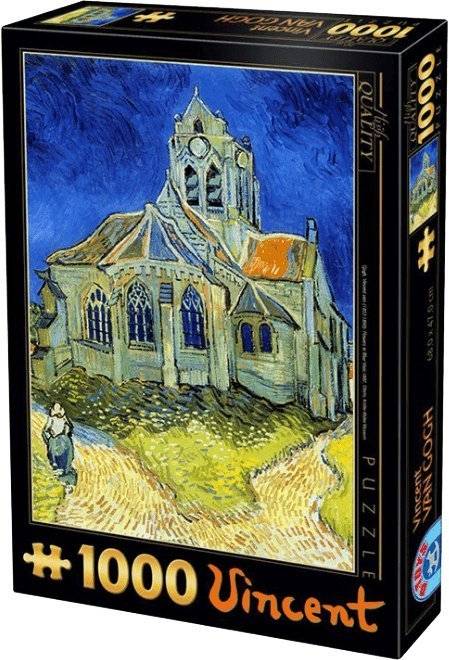 VINCENT VAN GOGH-THE CHURCH AT AUVERS D-TOYS 1000 ΚΟΜΜΑΤΙΑ (66916-10) D-TOYS