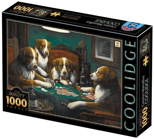 CASSIUS MARCELLUS COOLIDGE-POKER GAME D-TOYS 1000 ΚΟΜΜΑΤΙΑ D-TOYS
