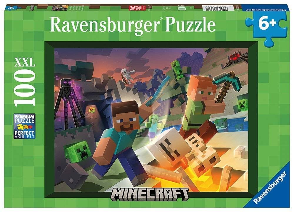 RAVENSBURGER MINECRAFT RAVENSBURGER XXL 100 ΚΟΜΜΑΤΙΑ