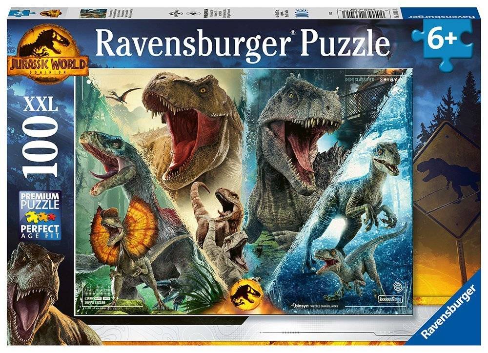 JURASSIC WORLD RAVENSBURGER XXL 100 ΚΟΜΜΑΤΙΑ RAVENSBURGER