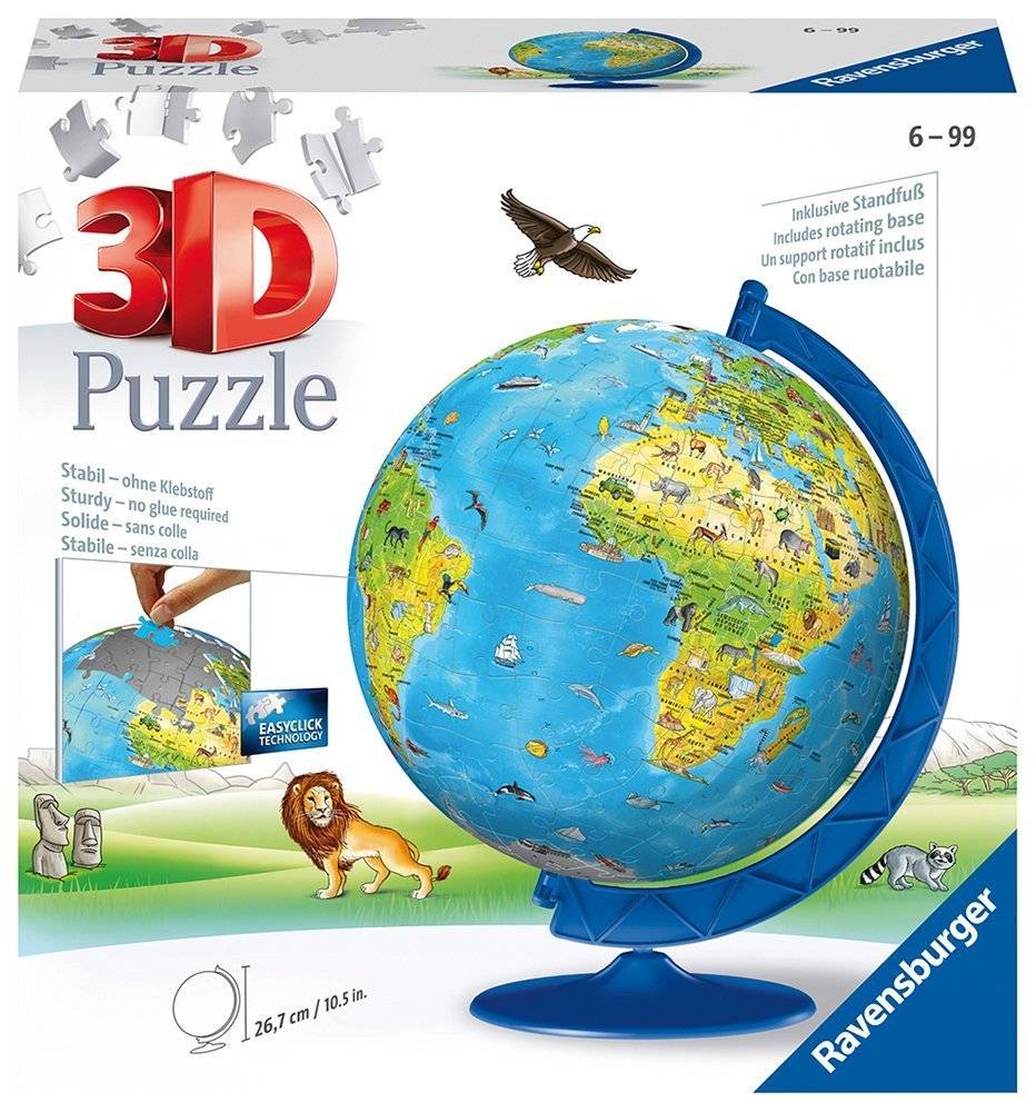 ΥΔΡΟΓΕΙΟΣ RAVENSBURGER 3D 187 ΚΟΜΜΑΤΙΑ RAVENSBURGER