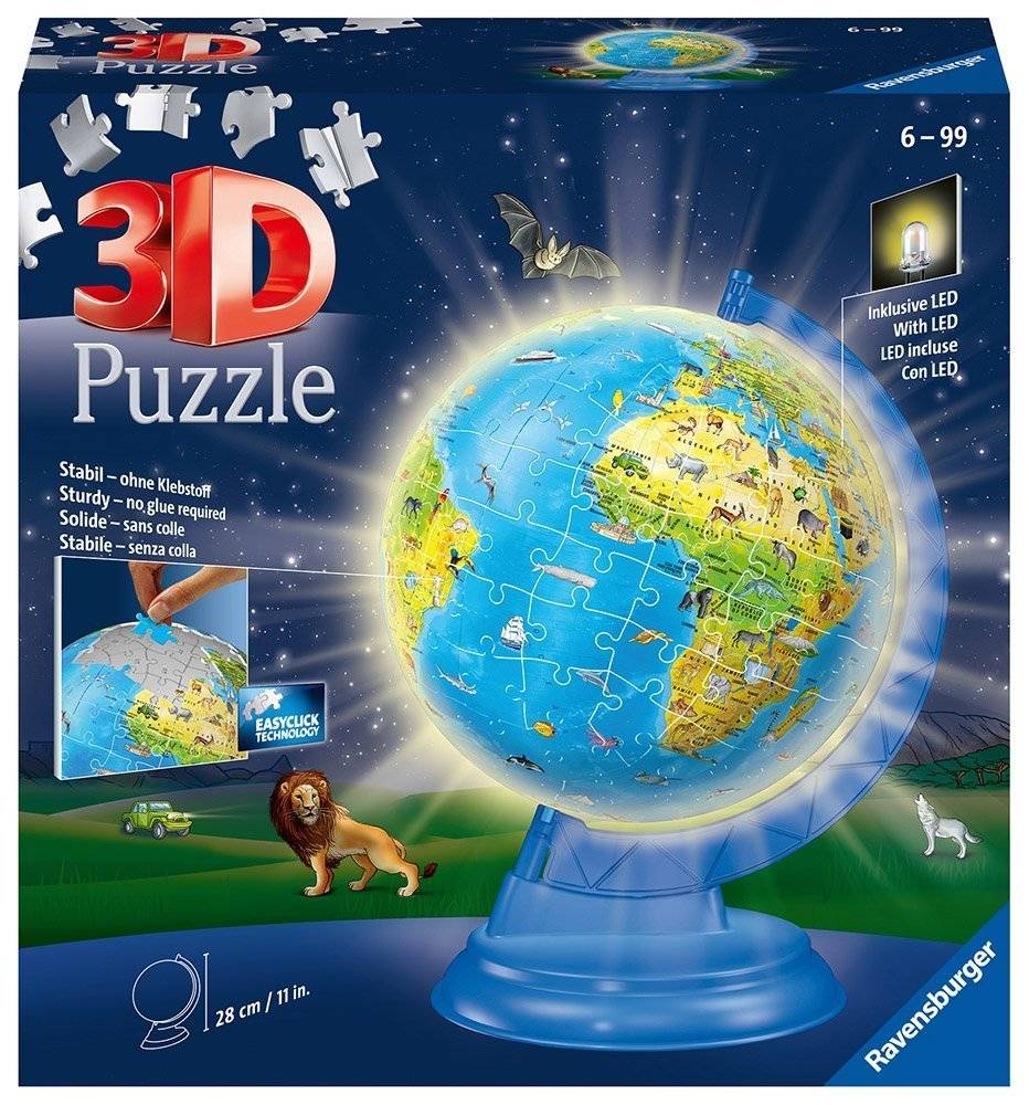 ΥΔΡΟΓΕΙΟΣ NIGHT EDITION RAVENSBURGER 3D 180 ΚΟΜΜΑΤΙΑ