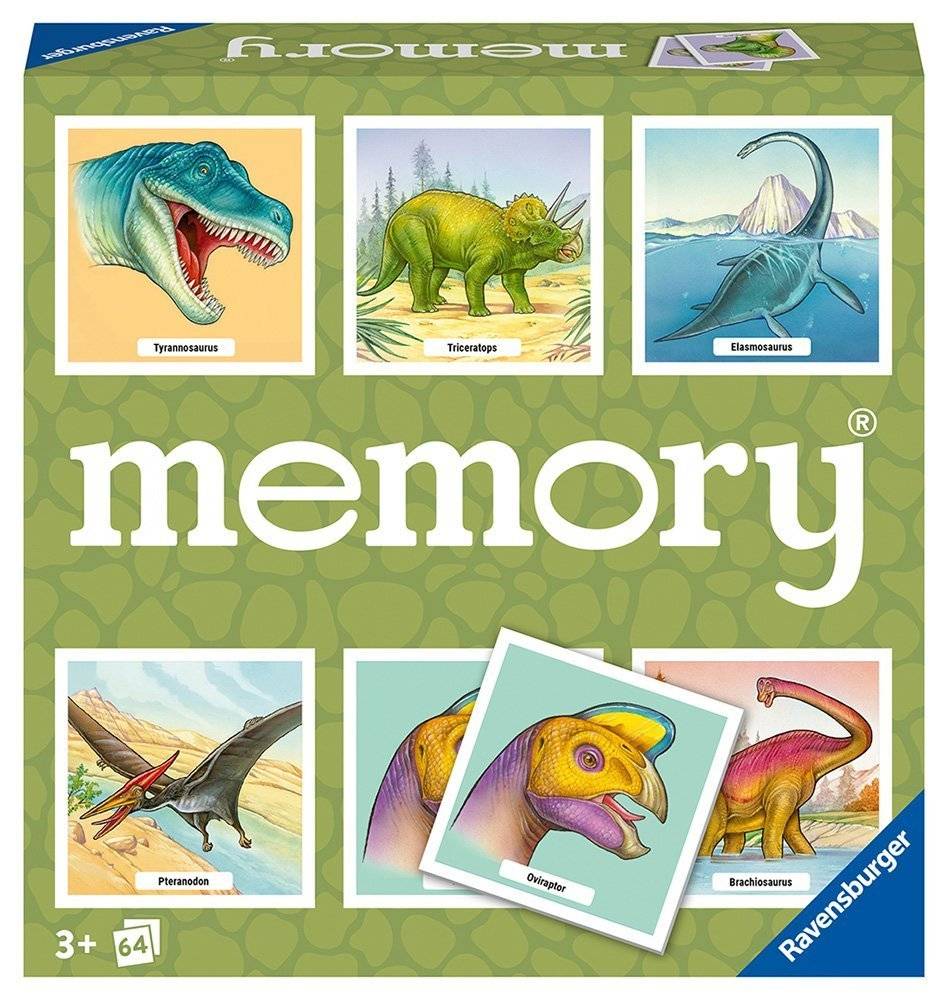 ΕΠΙΤΡΑΠΕΖΙΟ RAVENSBURGER MEMORY ΔΕΙΝΟΣΑΥΡΟΙ 64ΤΜΧ (20924) RAVENSBURGER
