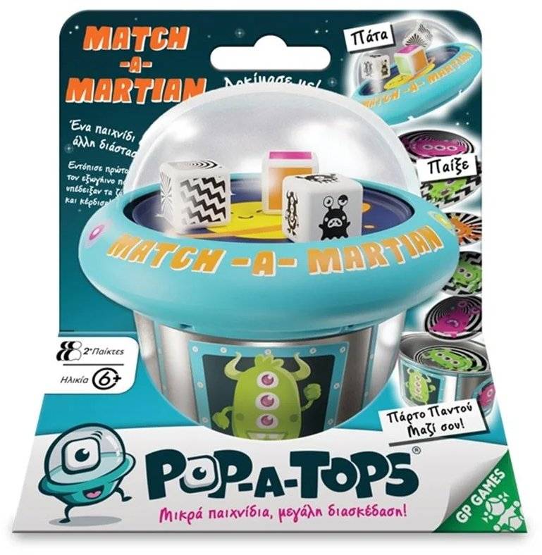 ΕΠΙΤΡΑΠΕΖΙΟ POP A TOPS MATCH A MARTIAN (ATP00000) GIOCHI PREZIOSI