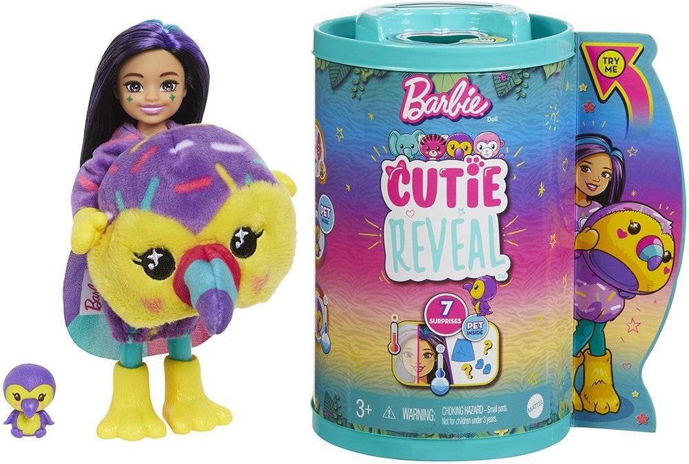 CHELSEA CUTIE REVEAL- ΠΑΠΑΓΑΛΑΚΙ (HKR16) (ΔΩΡΟ ΛΑΜΠΑΔΑ) MATTEL