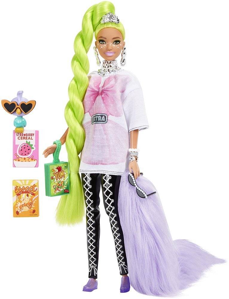 BARBIE EXTRA - NEON GREEN HAIR (HDJ44) (ΔΩΡΟ ΛΑΜΠΑΔΑ) MATTEL