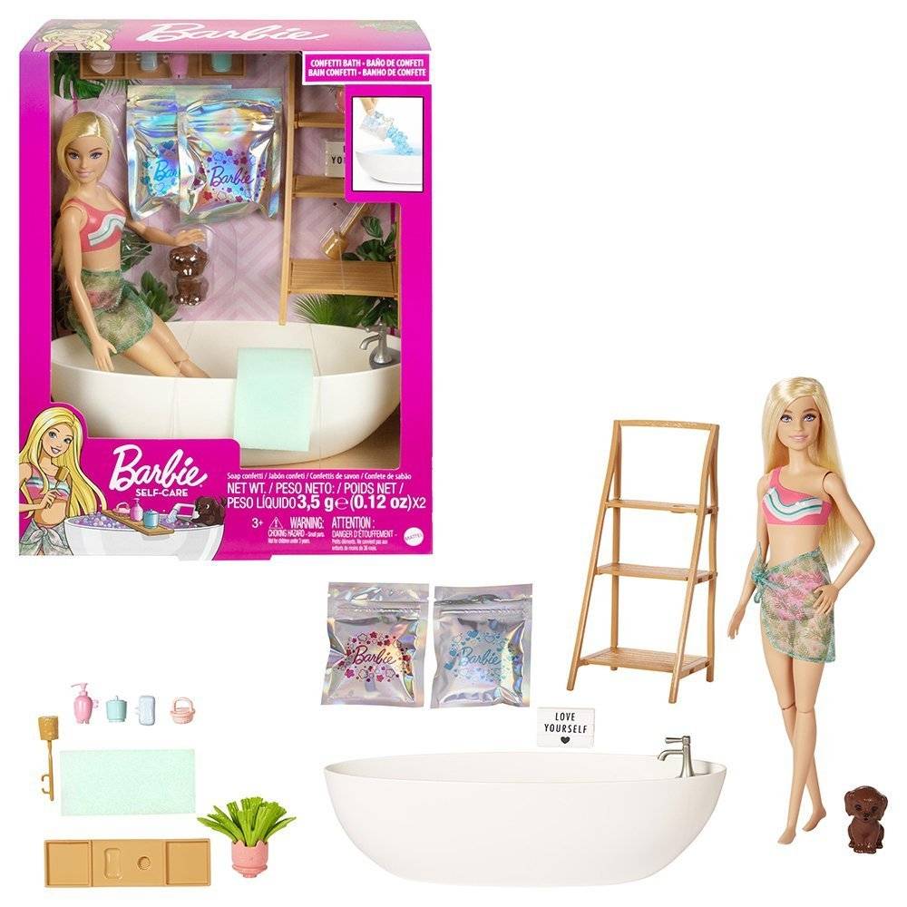 BARBIE WELLNESS- ΤΖΑΚΟΥΖΙ (HKT92) (ΔΩΡΟ ΛΑΜΠΑΔΑ)