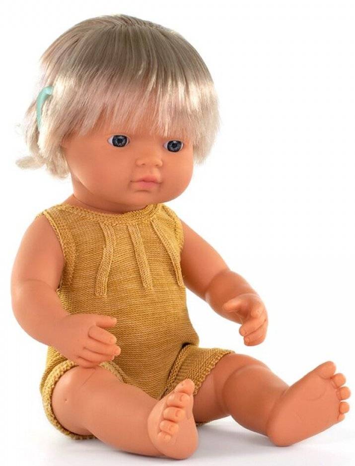 MINILAND DOLLS ΚΑΥΚΑΣΙΑ ΚΟΥΚΛΑ MINILAND ΚΟΡΙΤΣΙ ΜΕ ΑΚΟΥΣΤΙΚΟ ΒΑΡΗΚΟΪΑΣ 38 CM