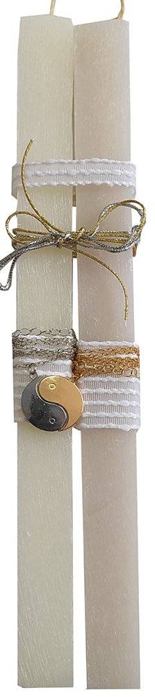 UNIKER ΠΑΣΧΑΛΙΝΕΣ ΛΑΜΠΑΔΕΣ UNIKER ΓΙΑ ΖΕΥΓΑΡΙ (2ΤΜΧ) ΜΑΓΝΗΤΙΚΟ ΚΟΛΙΕ YIN YANG (22X13X290 MM)