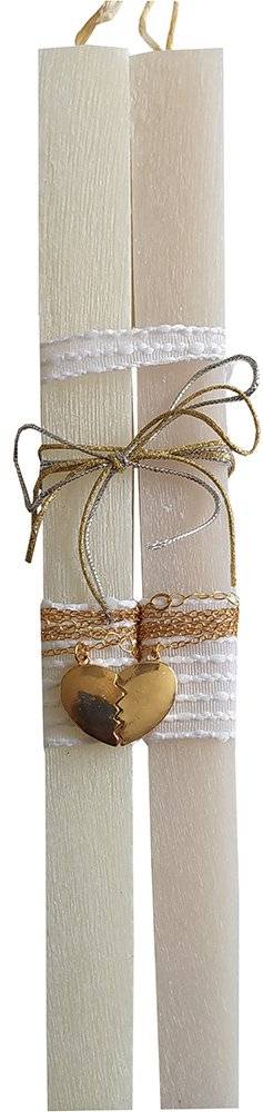 ΠΑΣΧΑΛΙΝΕΣ ΛΑΜΠΑΔΕΣ UNIKER ΓΙΑ ΖΕΥΓΑΡΙ (2ΤΜΧ) ΜΑΓΝΗΤΙΚΟ ΚΟΛΙΕ ΚΑΡΔΙΑ (22X13X290 MM)