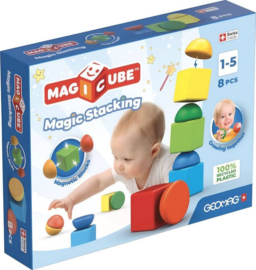 ΜΑΓΝΗΤΙΚΕΣ ΣΦΑΙΡΕΣ GEOMAG MAGICUBE STACKING BLOCKS 8 (061) GEOMAG