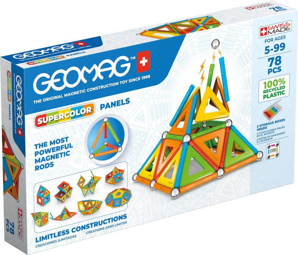 ΜΑΓΝΗΤΙΚΟ ΣΕΤ GEOMAG SUPERCOLOR PANELS 78 (379) GEOMAG