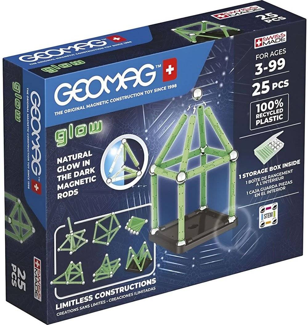 ΜΑΓΝΗΤΙΚΟ ΣΕΤ GEOMAG GLOW 25-GREEN (328) GEOMAG