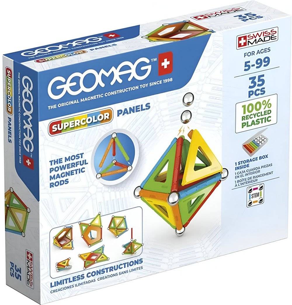 ΜΑΓΝΗΤΙΚΟ ΣΕΤ GEOMAG SUPERCOLOR PANELS 35 (377)