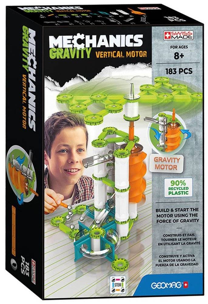 ΜΑΓΝΗΤΙΚΟ ΣΕΤ GEOMAG MECHANICS GRAVITY VERTICAL MOTOR 183 GREEN (764)
