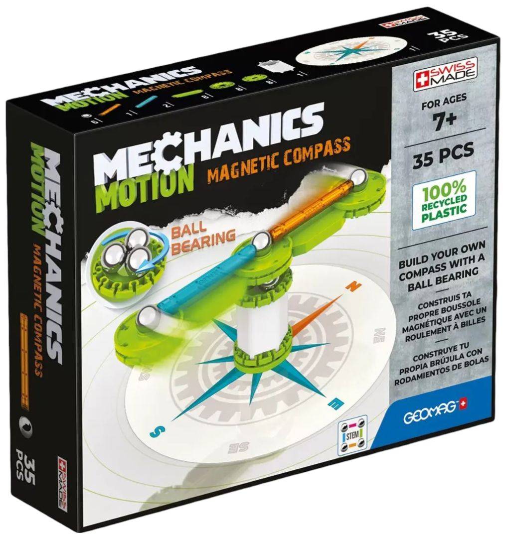 ΜΑΓΝΗΤΙΚΟ ΣΕΤ GEOMAG MECHANICS MOTION MAGNETIC COMPASS 35 GREEN (766)