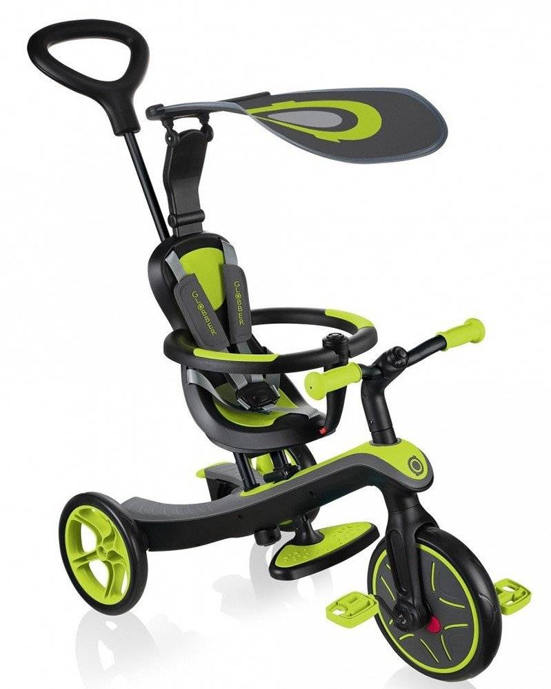 GLOBBER ΤΡΙΚΥΚΛΟ GLOBBER TRIKE EXPLORER 4IN1 LIME GREEN (632-106)