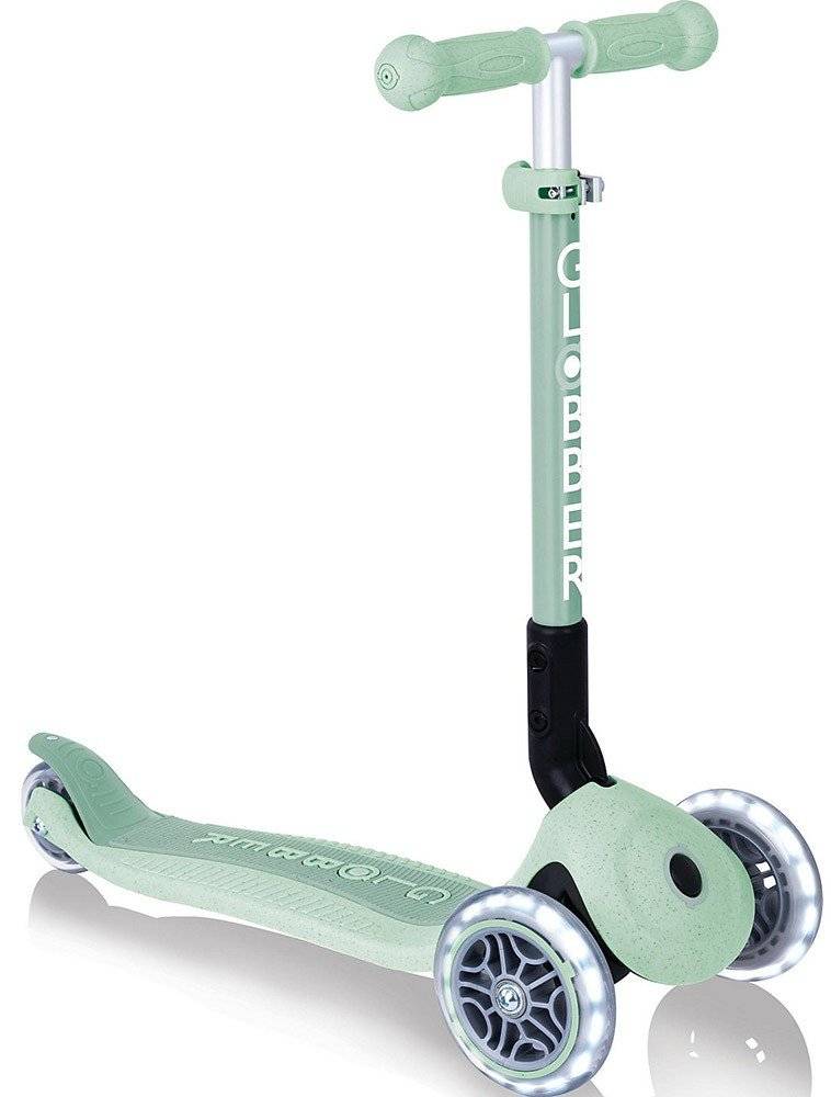 ΠΑΤΙΝΙ GLOBBER JUNIOR ΑΝΑΔΙΠΛΟΥΜΕΝΟ ECO LIGHTS PISTACHIO (692-505) GLOBBER