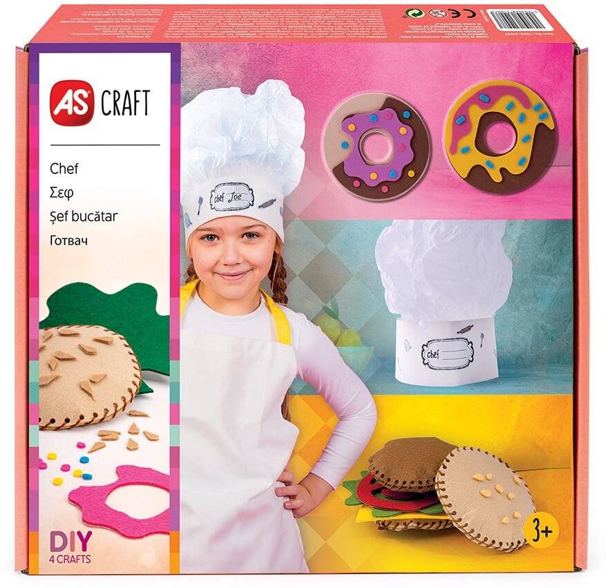 ΠΑΙΧΝΙΔΙ ΜΕ 4 ΧΕΙΡΟΤΕΧΝΙΕΣ DIY AS CRAFT ΣΕΦ (3+ ΕΤΩΝ) AS COMPANY