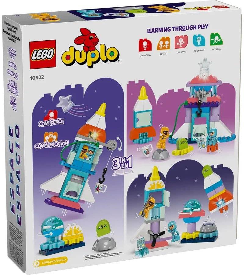 LEGO DUPLO 3 IN 1 SPACE SHUTTLE ADVENTURE (10422) LEGO