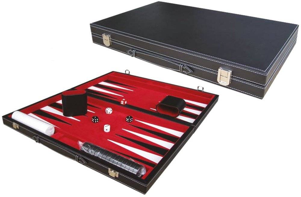 ΤΑΒΛΙ PLATINUMGAMES DELUXE ΒΑΛΙΤΣΑ ΔΕΡΜΑΤΙΝΗΣ ΜΑΥΡΗ ΜΕ ΚΟΚΚΙΝΟ ΕΣΩΤΕΡΙΚΟ 38 Χ 23 CM PLATINUMGAMES