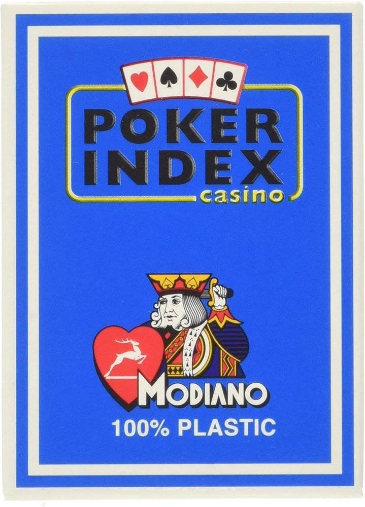 ΤΡΑΠΟΥΛΑ ΠΛΑΣΤΙΚΗ MODIANO TEXAS POKER 4 MINI INDEX MODIANO