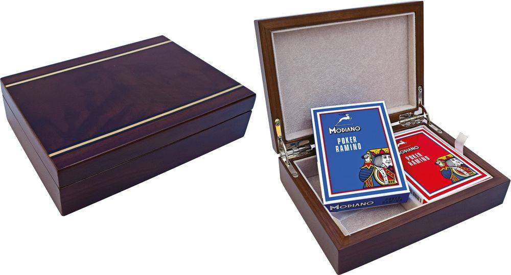 MODIANO ΞΥΛΙΝΟ ΚΟΥΤΙ ΜΕ 2 ΤΡΑΠΟΥΛΕΣ MODIANO