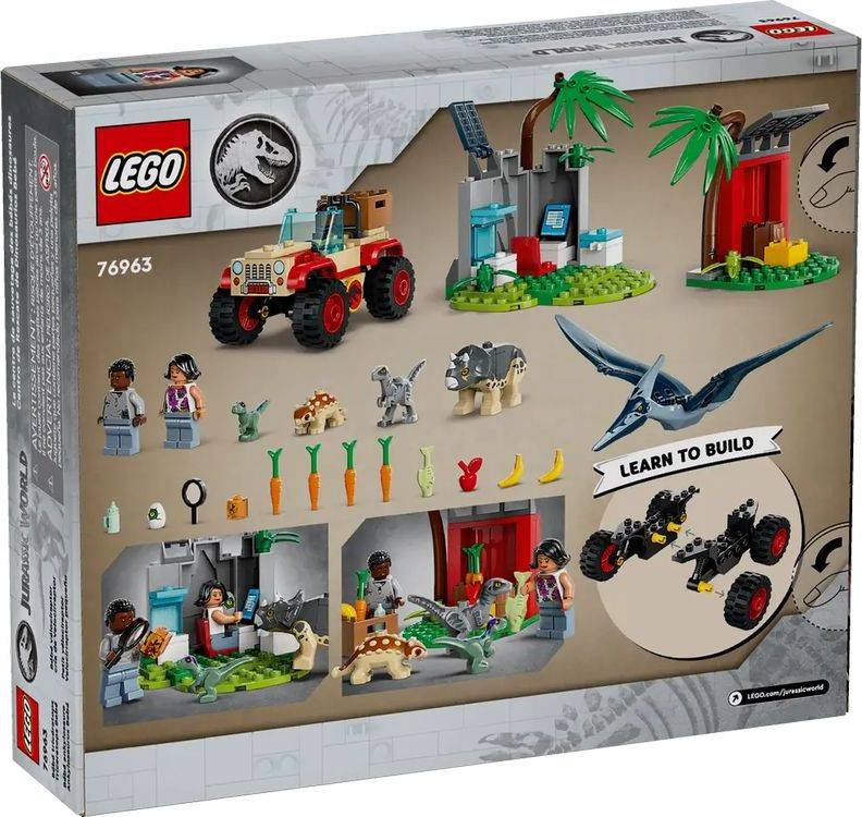 LEGO LEGO JURASSIC WORLD BABY DINOSAUR RESCUE CENTER (76963)