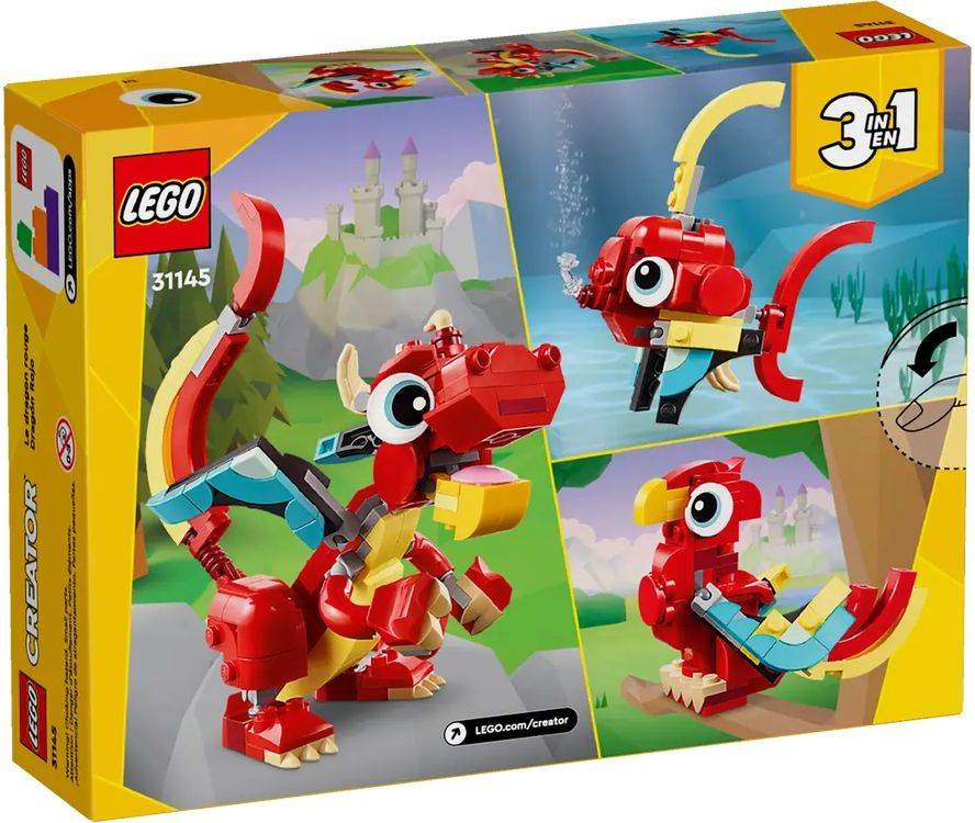 LEGO CREATOR RED DRAGON (31145) LEGO