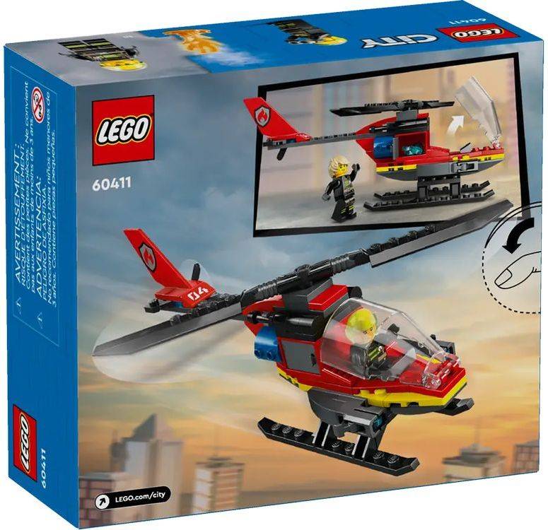 LEGO CITY FIRE RESCUE HELICOPTER (60411) LEGO