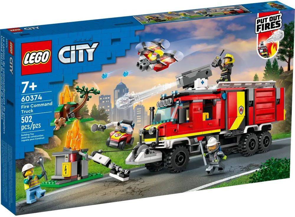 LEGO CITY FIRE COMMAND TRUCK (60374) LEGO