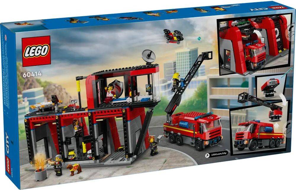 LEGO CITY FIRE STATION WITH FIRE TRUCK (60414) LEGO
