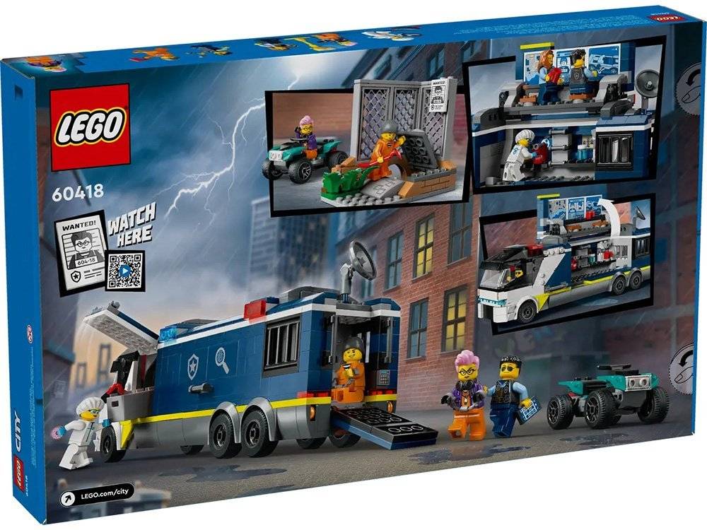 LEGO CITY POLICE MOBILE CRIME LAB TRUCK (60418) LEGO