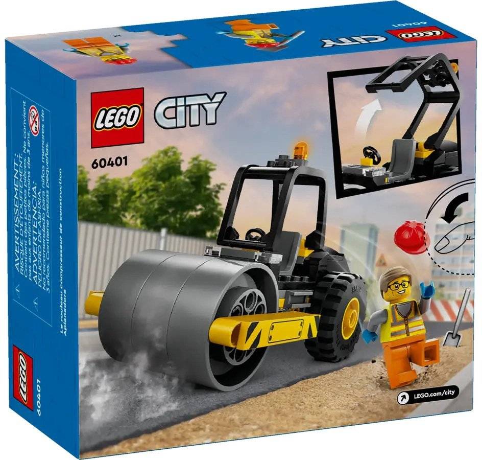 LEGO CITY CONSTRUCTION STEAMROLLER (60401) LEGO