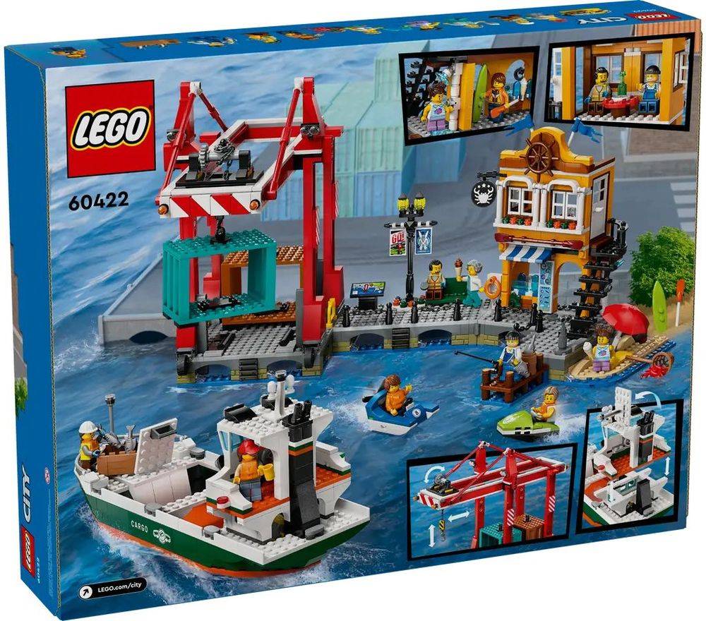 LEGO CITY SEASIDE HARBOR WITH CARGO SHIP (60422) LEGO