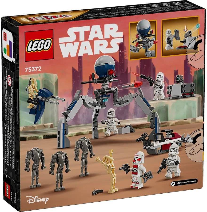 LEGO STAR WARS CLONE TROOPER - BATTLE DROID BATTLE PACK (75372) LEGO