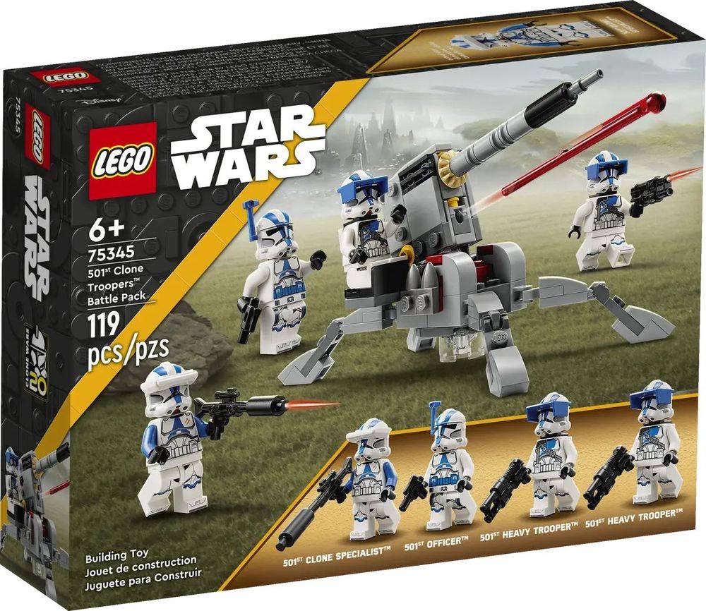 LEGO STAR WARS 501ST CLONE TROOPERS BATTLE PACK (75345) LEGO