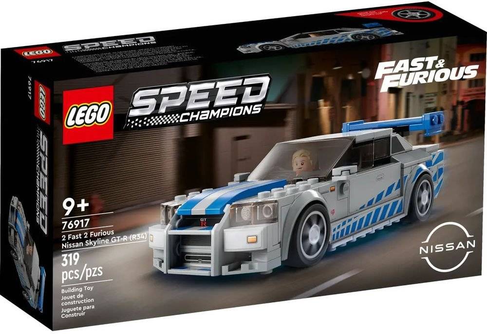 LEGO SPEED CHAMPIONS 2 FAST 2 FURIOUS NISSAN SKYLINE GT-R (R34) (76917) LEGO