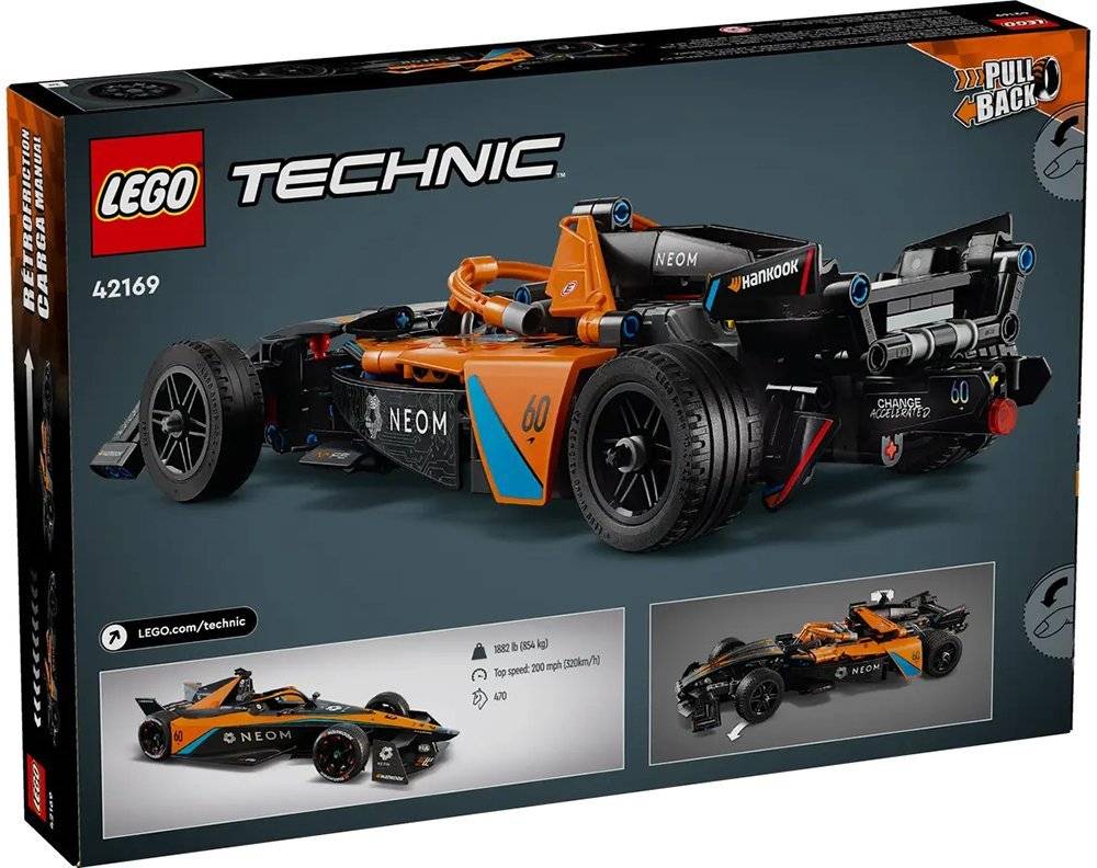 LEGO LEGO TECHNIC NEOM MCLAREN FORMULA E RACE CAR (42169)