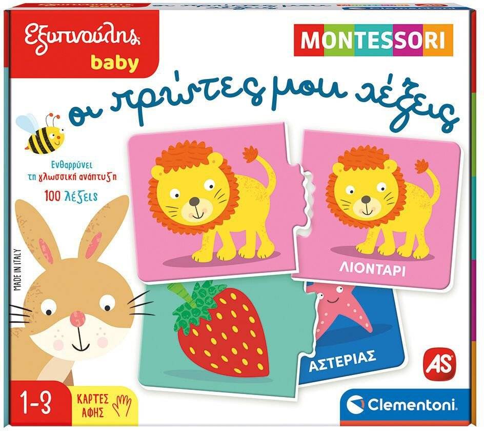 ΕΚΠΑΙΔΕΥΤΙΚΟ ΠΑΙΧΝΙΔΙ ΕΞΥΠΝΟΥΛΗΣ BABY MONTESSORI ΟΙ ΠΡΩΤΕΣ ΜΟΥ ΛΕΞΕΙΣ (12-36 ΜΗΝΩΝ)