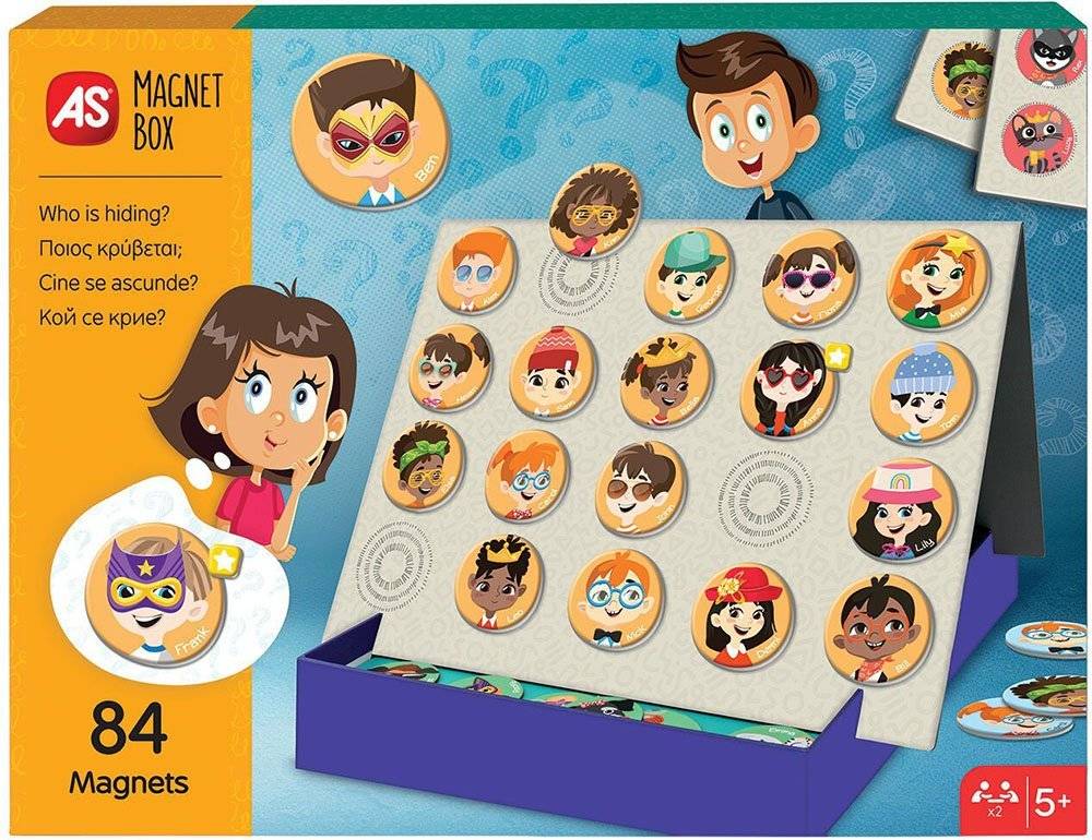 ΕΚΠΑΙΔΕΥΤΙΚΟΙ ΧΑΡΤΙΝΟΙ ΜΑΓΝΗΤΕΣ AS MAGNET BOX 84 ΠΟΙΟΣ ΚΡΥΒΕΤΑΙ? (5+ ΕΤΩΝ)