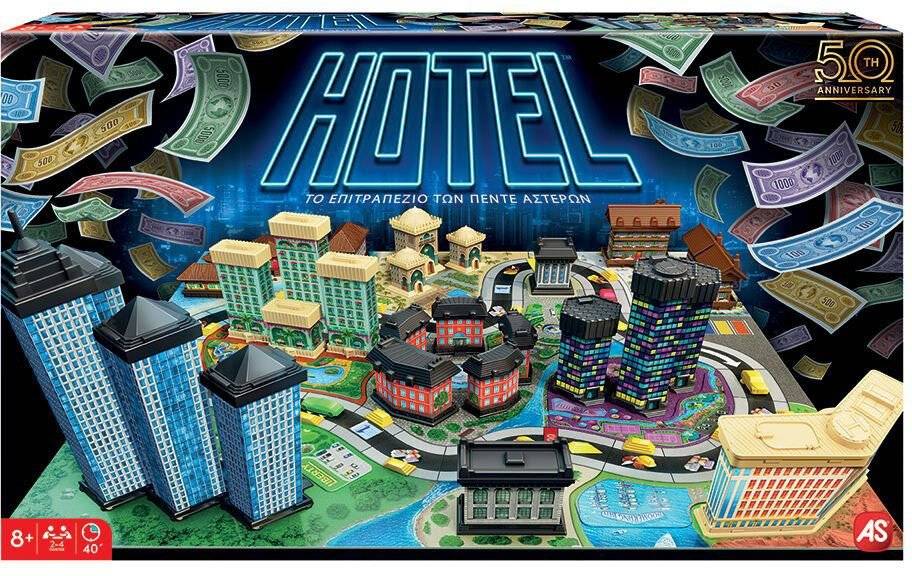 AS COMPANY ΕΠΙΤΡΑΠΕΖΙΟ ΠΑΙΧΝΙΔΙ HOTEL 50TH ANNIVERSARY AS GAMES