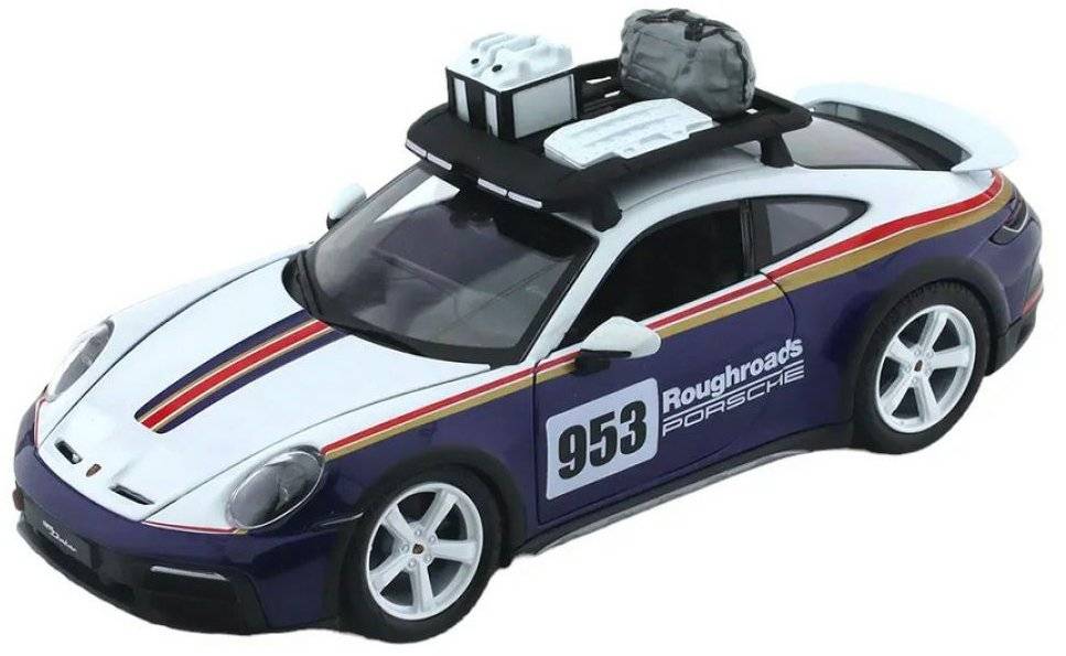 BBURAGO ΟΧΗΜΑ RACE PORSCHE 911 DAKAR ΜΕΤΑΛΛΙΚΟ ΑΝΤΙΓΡΑΦΟ 1:24 (18/28029)