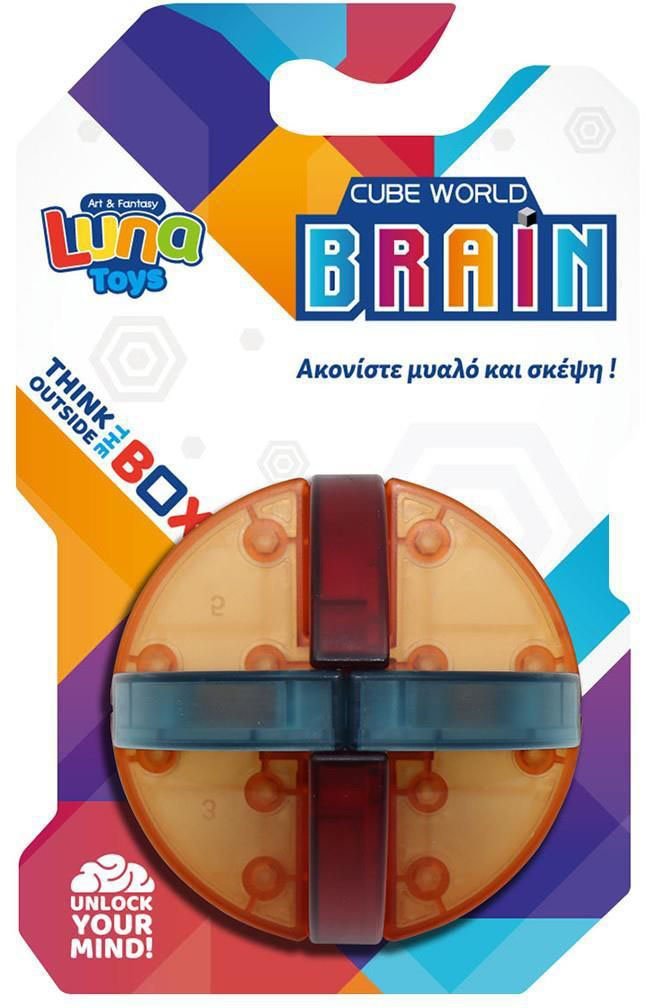 LUNA ΠΑΖΛ ΠΛΑΣΤΙΚΟ LUNA 3D ΚΥΚΛΟΣ 6ΤΜΧ ΣΕ BLISTER